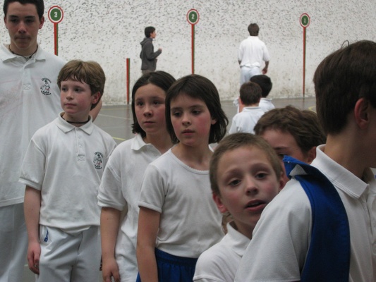 Intxurre pelota eskolako sorrera festa. 2002