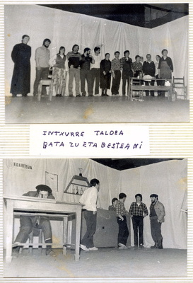 "Bata zu eta bestea ni" Intxurre taldea 1980
