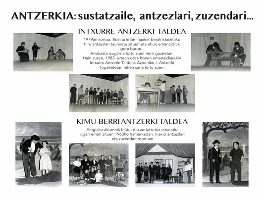Inaxio Begiristainen omenaldirako prestatutako panelak.