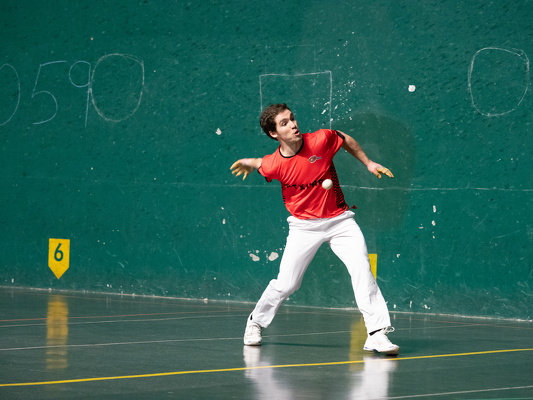 Pelota partidak Intxurre elakrtearenurteurrenean.